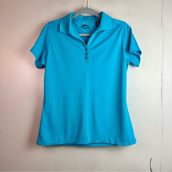 Slazenger Women’s Dark Jet Status Golf Polo Sz Med - Picture 2 of 8